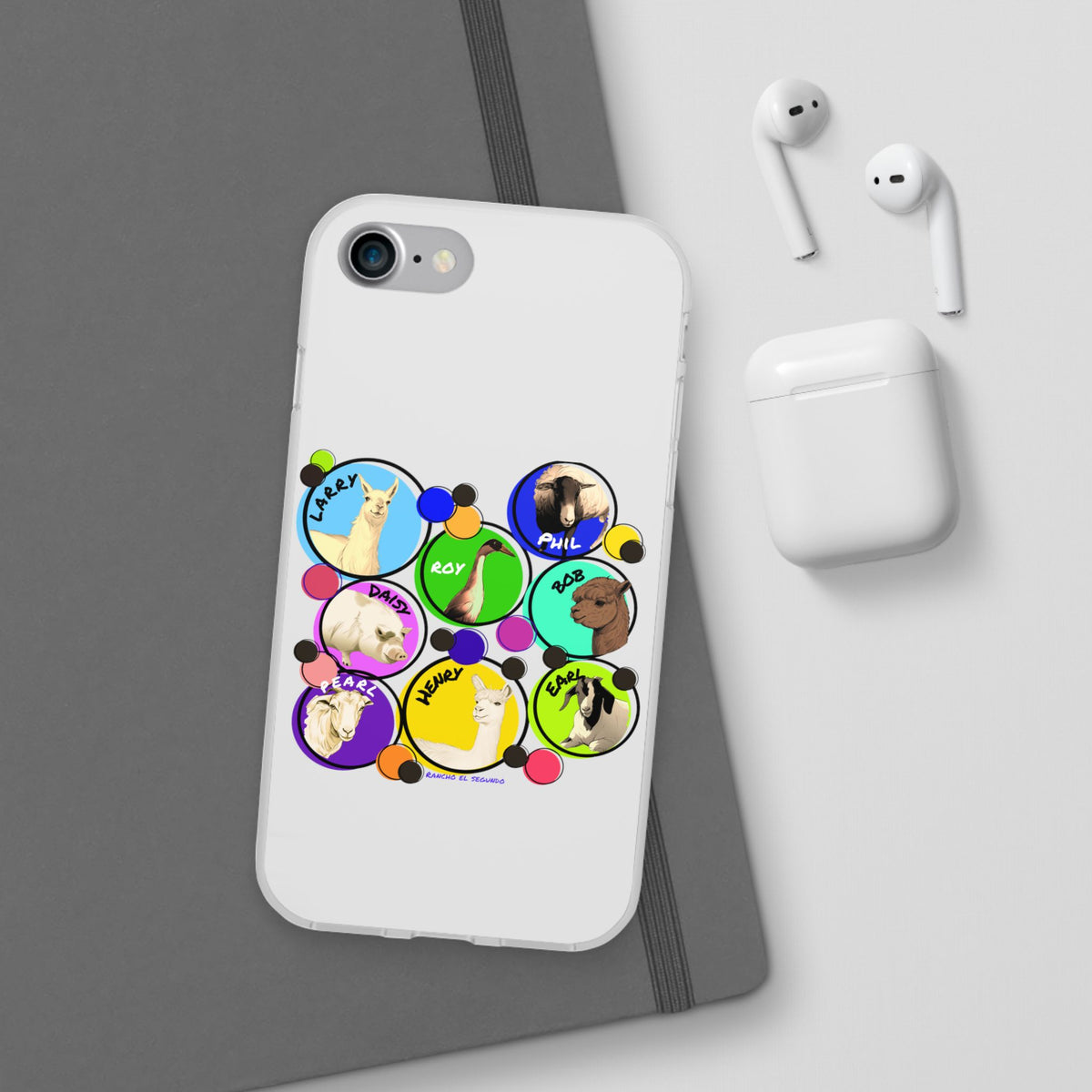 IPHONE & GALAXY FLEXI CASE - THE WHOLE GANG - CALI SUN