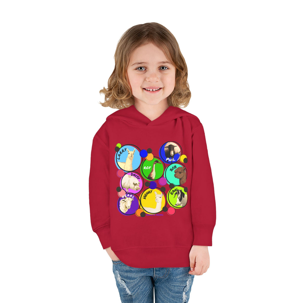 TODDLER  HOODIE - THE WHOLE GANG - CALI SUN
