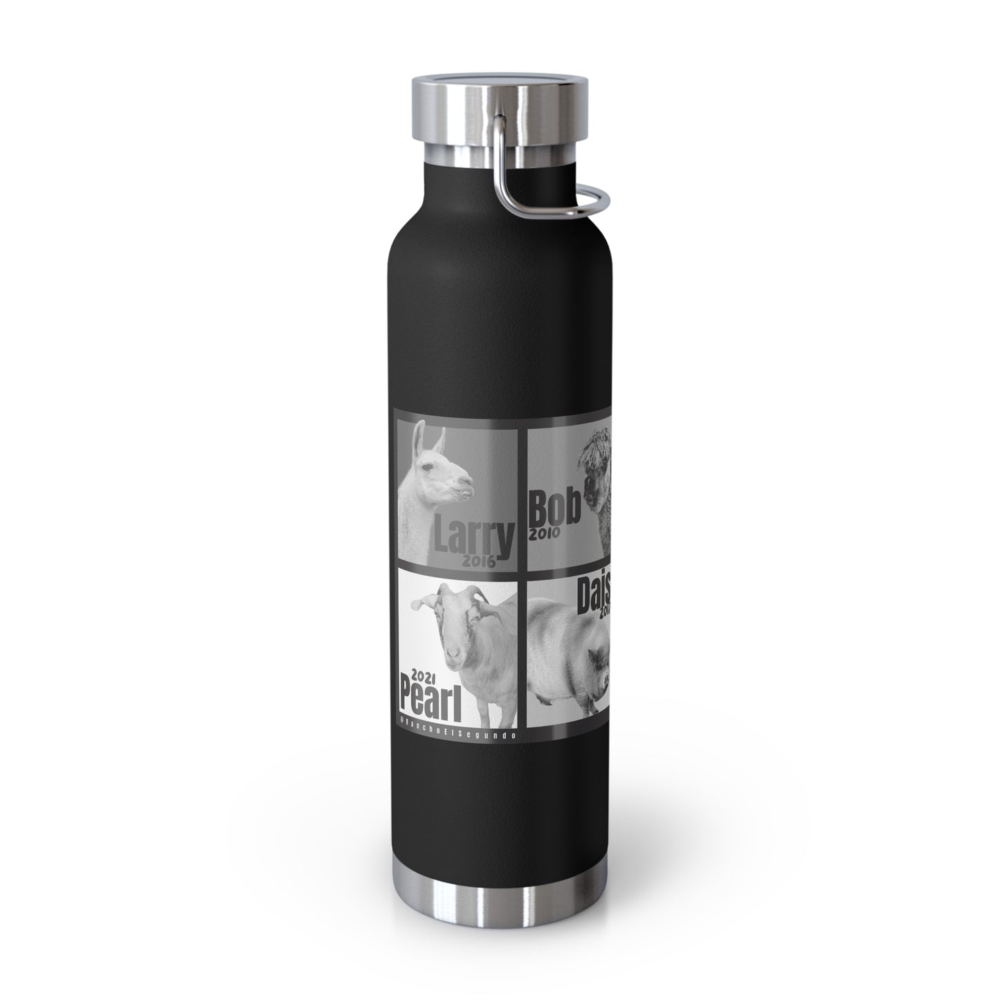 VACUUM INSULATED BOTTLE 22oz - THE WHOLE GANG - B&W