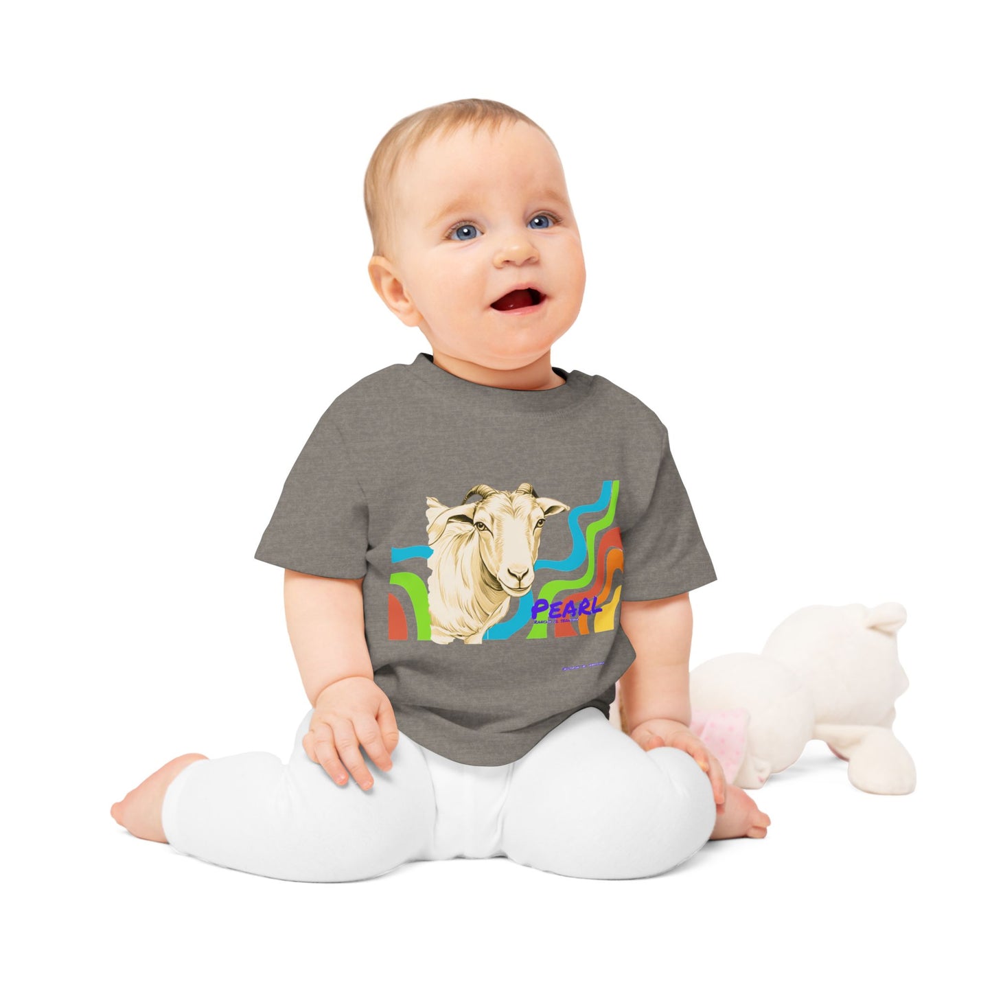 INFANT T-SHIRT - PEARL - CALI SUN