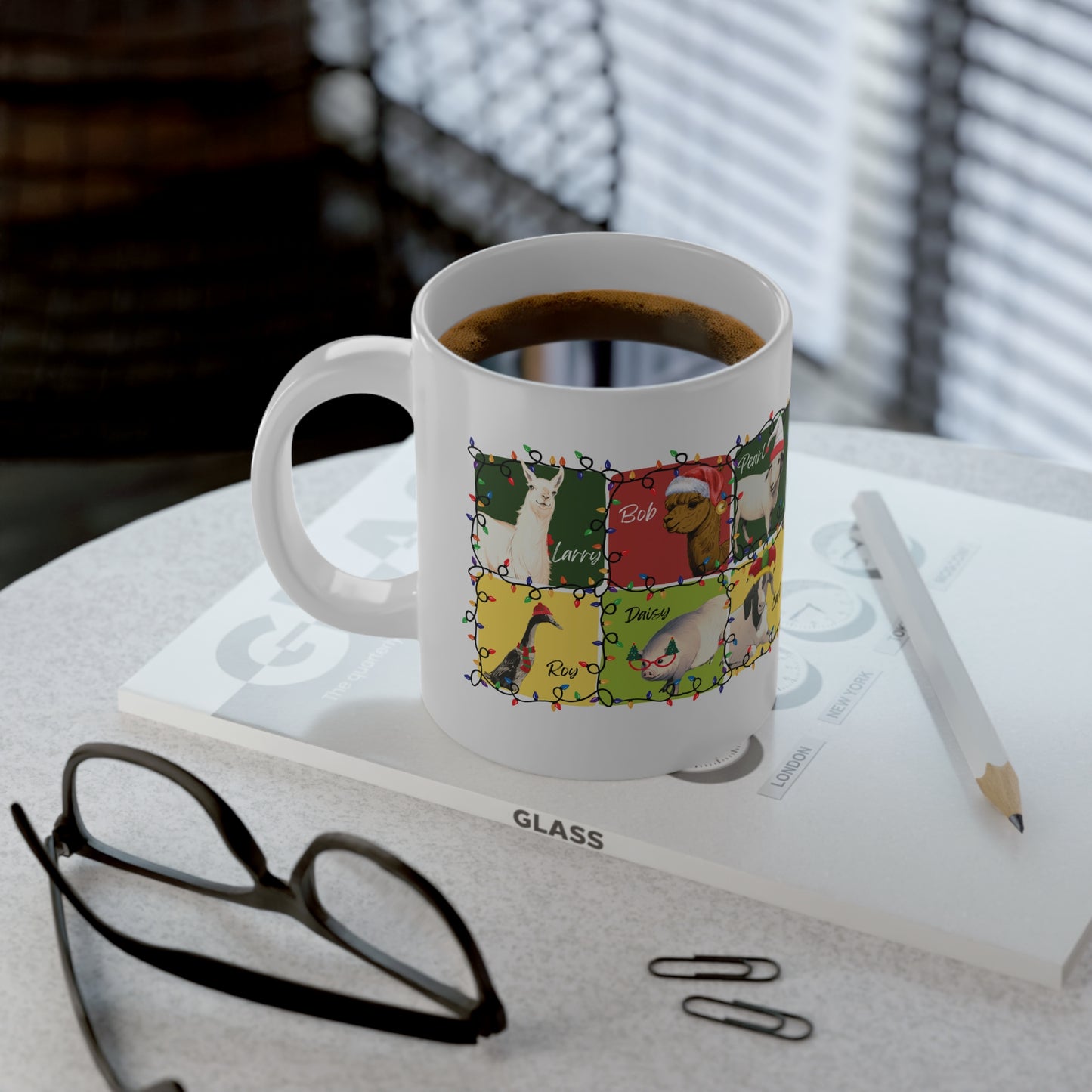 CHRISTMAS WITH THE WOLE GANG MUG - 20oz