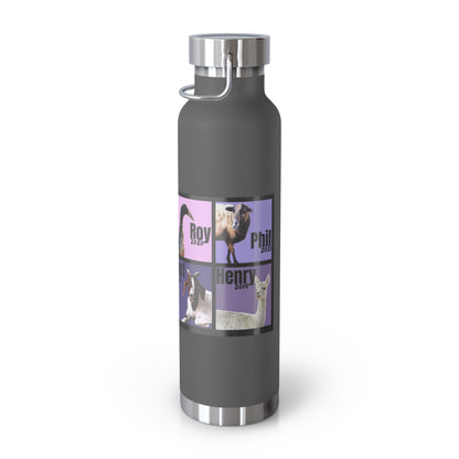 VACUUM INSULATED BOTTLE 22oz - THE WHOLE GANG - PURPLE