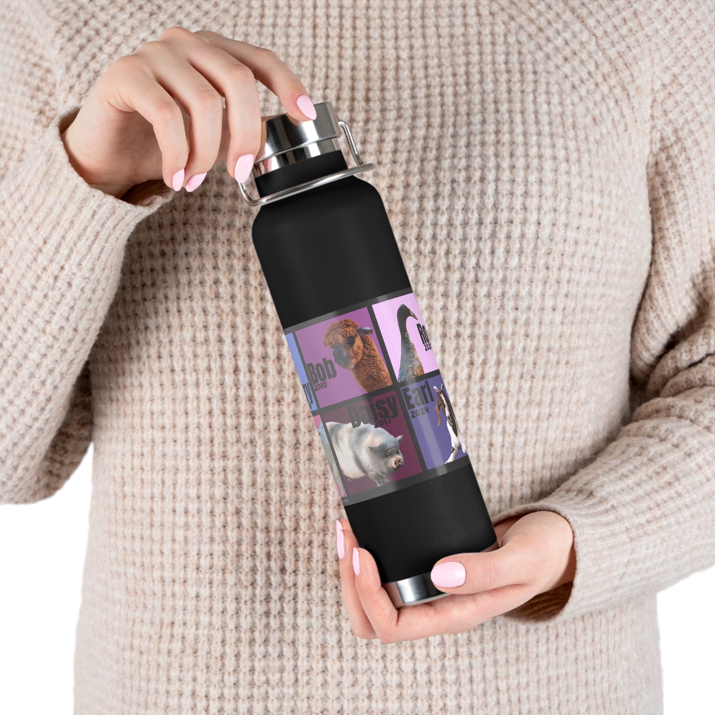 VACUUM INSULATED BOTTLE 22oz - THE WHOLE GANG - PURPLE