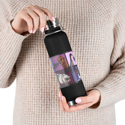 VACUUM INSULATED BOTTLE 22oz - THE WHOLE GANG - PURPLE