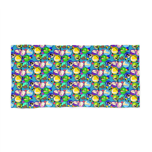 BEACH TOWEL - THE WHOLE GANG - CALI SUN