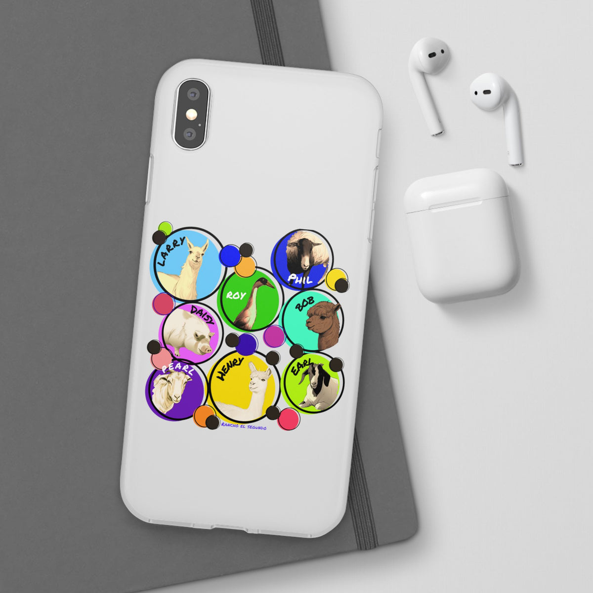 IPHONE & GALAXY FLEXI CASE - THE WHOLE GANG - CALI SUN