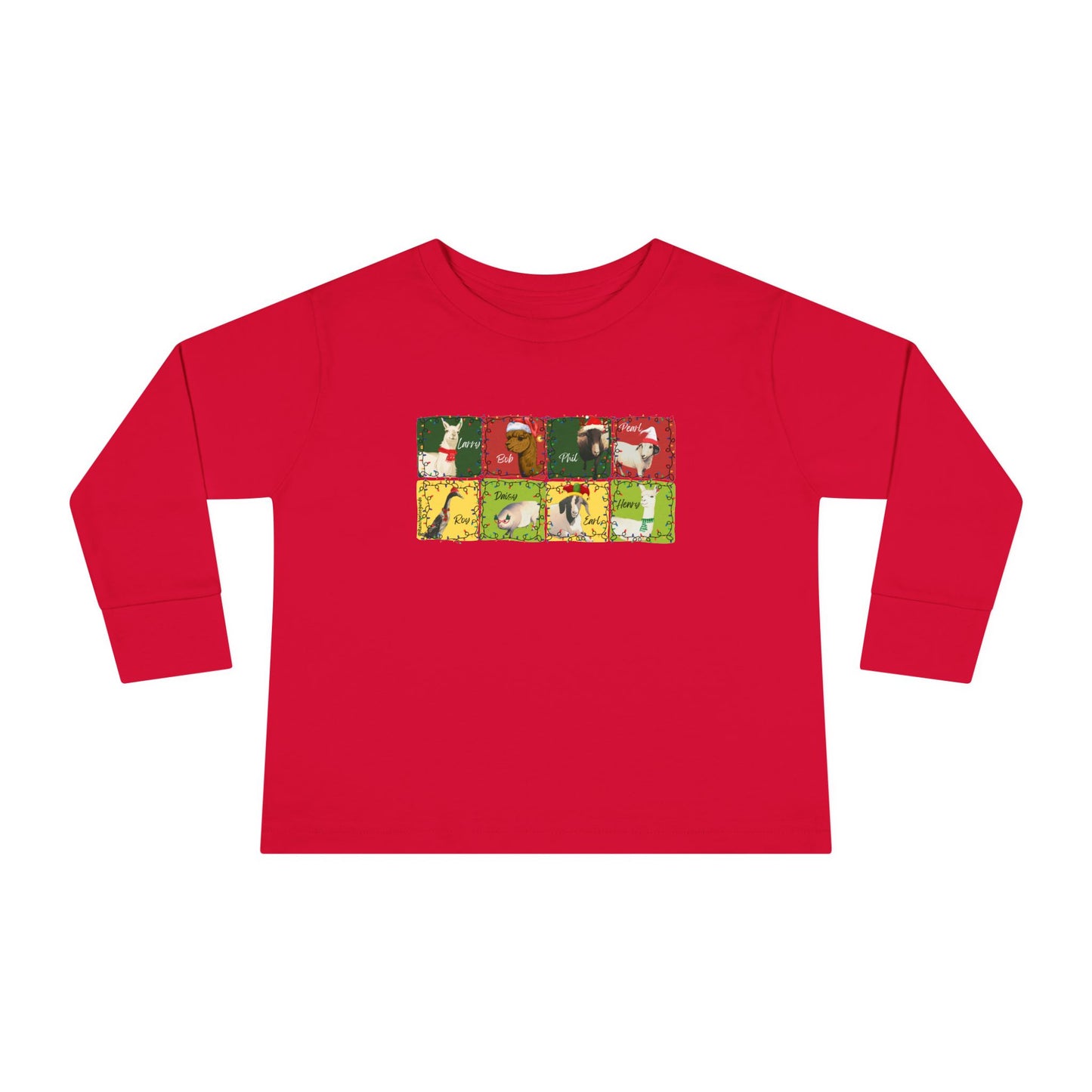 CHRISTMAS WITH THE WHOLE GANG - TODDLER LONG SLEEVE TEE