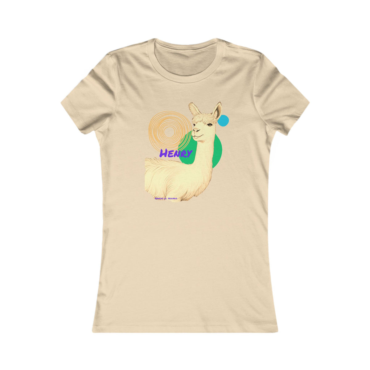 WOMENS SLIM CUT T-SHIRT - HENRY - CALI SUN