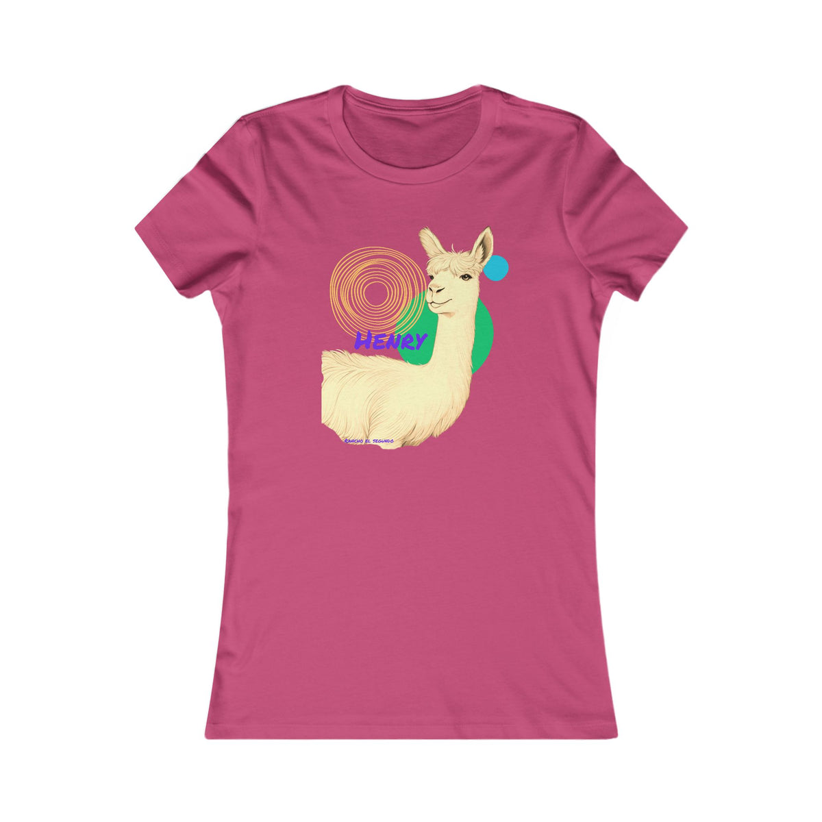 WOMENS SLIM CUT T-SHIRT - HENRY - CALI SUN