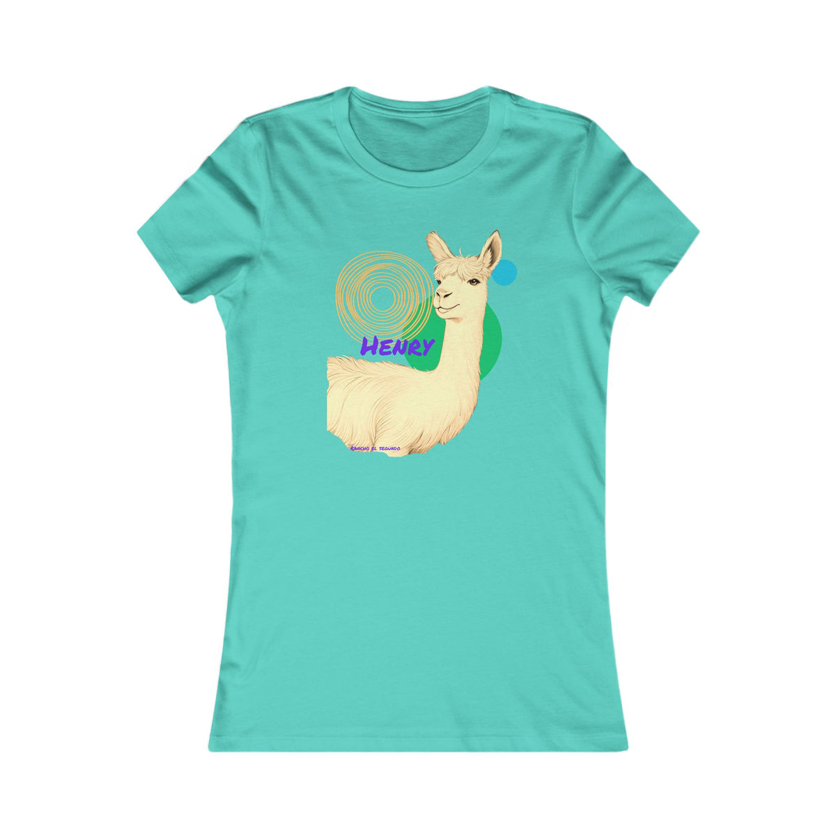 WOMENS SLIM CUT T-SHIRT - HENRY - CALI SUN