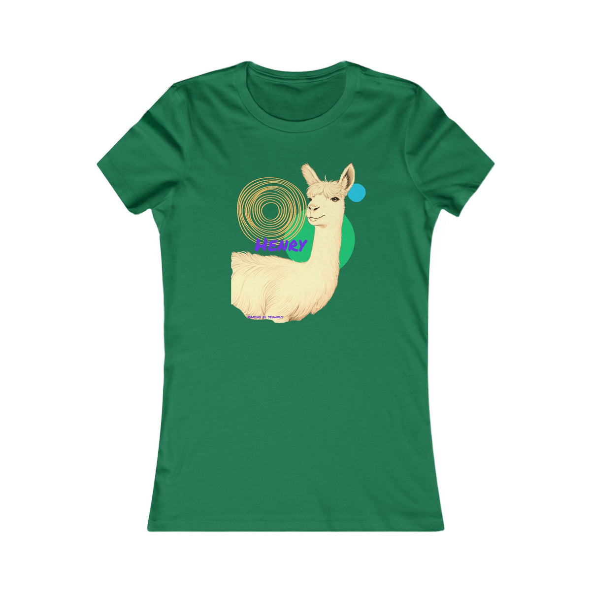 WOMENS SLIM CUT T-SHIRT - HENRY - CALI SUN