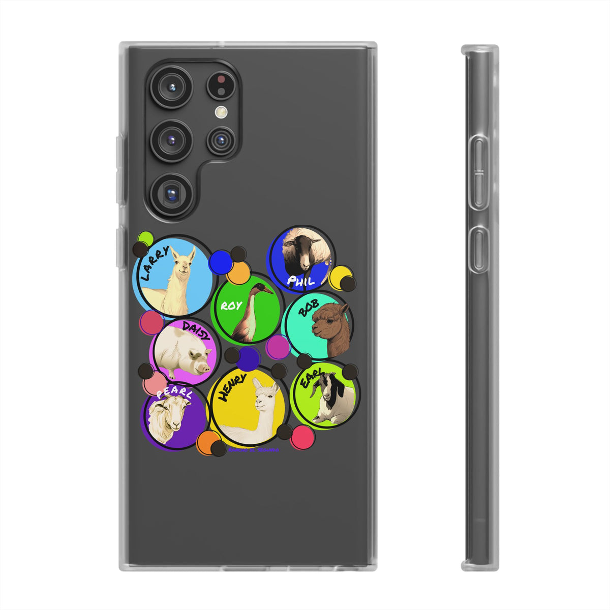 IPHONE & GALAXY FLEXI CASE - THE WHOLE GANG - CALI SUN