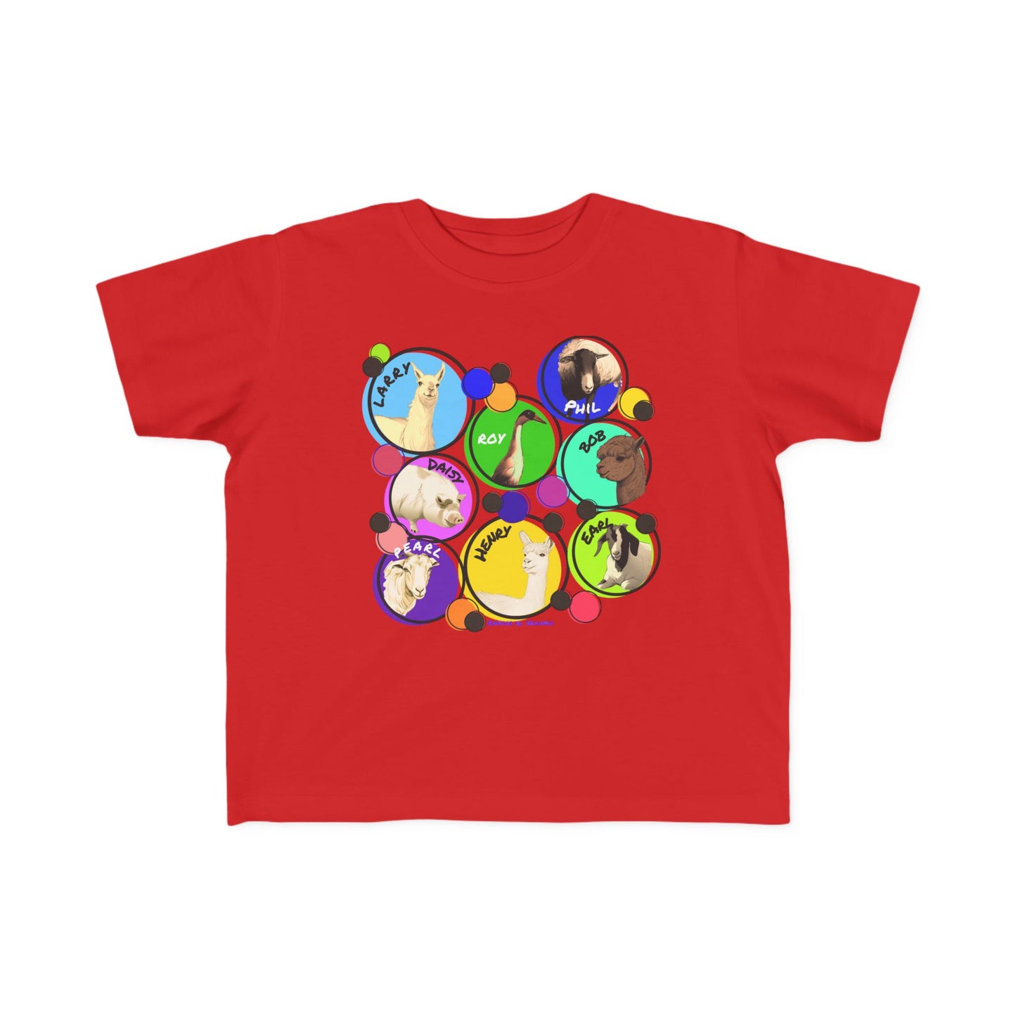 TODDLER T-SHIRT - WHOLE GANG - CALI SUN