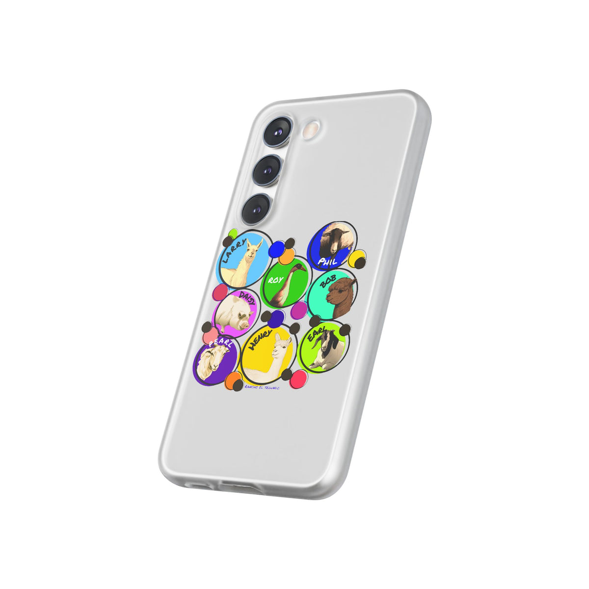 IPHONE & GALAXY FLEXI CASE - THE WHOLE GANG - CALI SUN