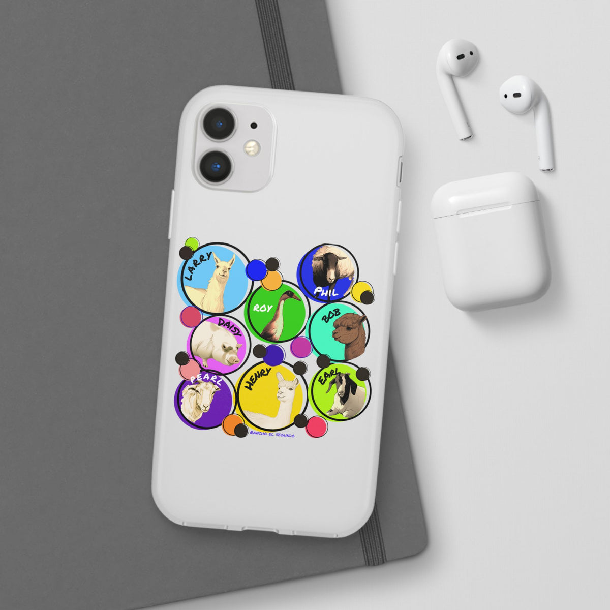 IPHONE & GALAXY FLEXI CASE - THE WHOLE GANG - CALI SUN