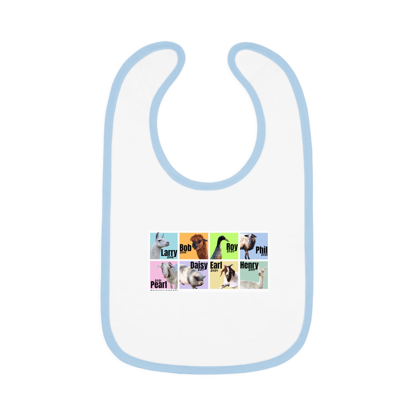 THE WHOLE GANG - BABY BIB - PASTEL