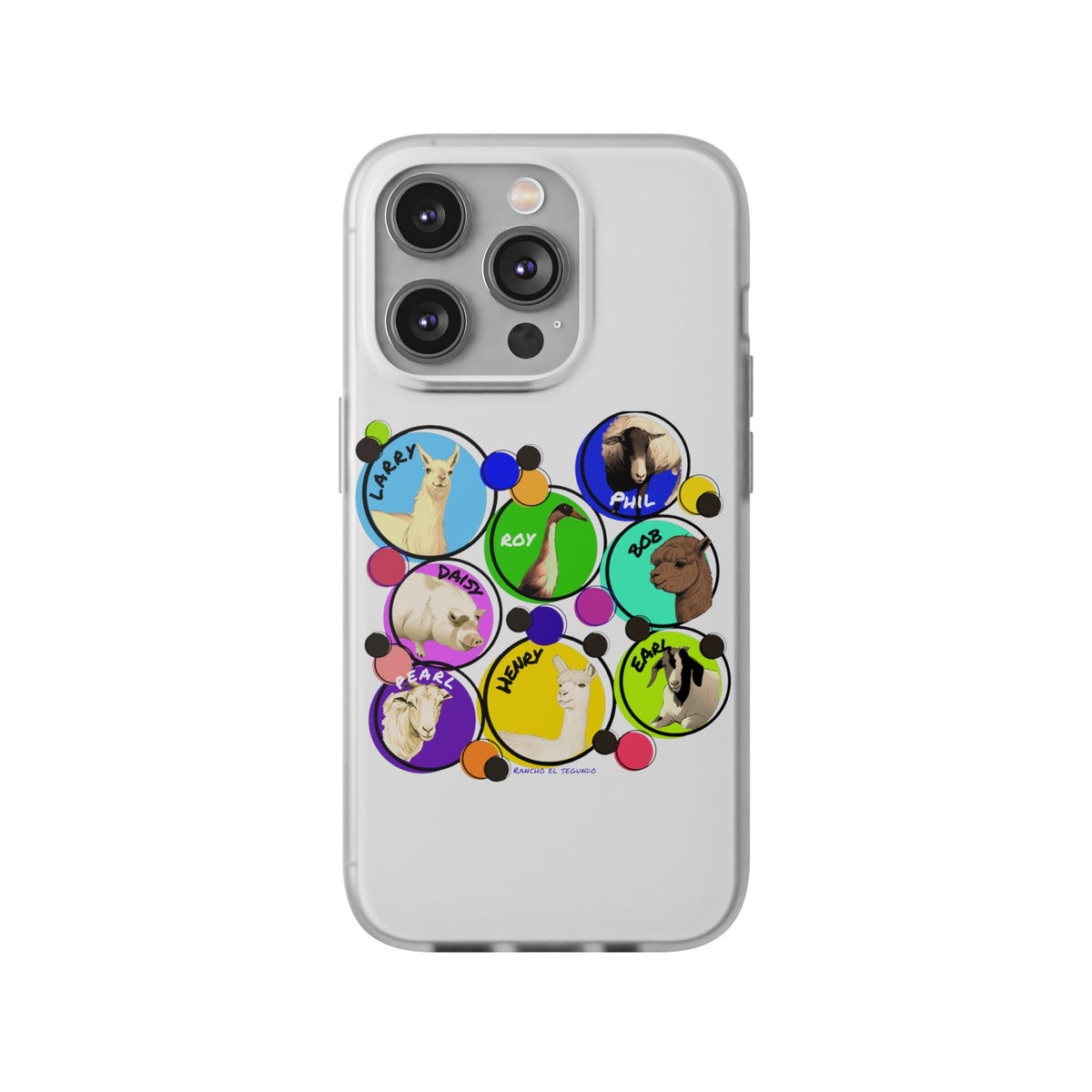 IPHONE & GALAXY FLEXI CASE - THE WHOLE GANG - CALI SUN