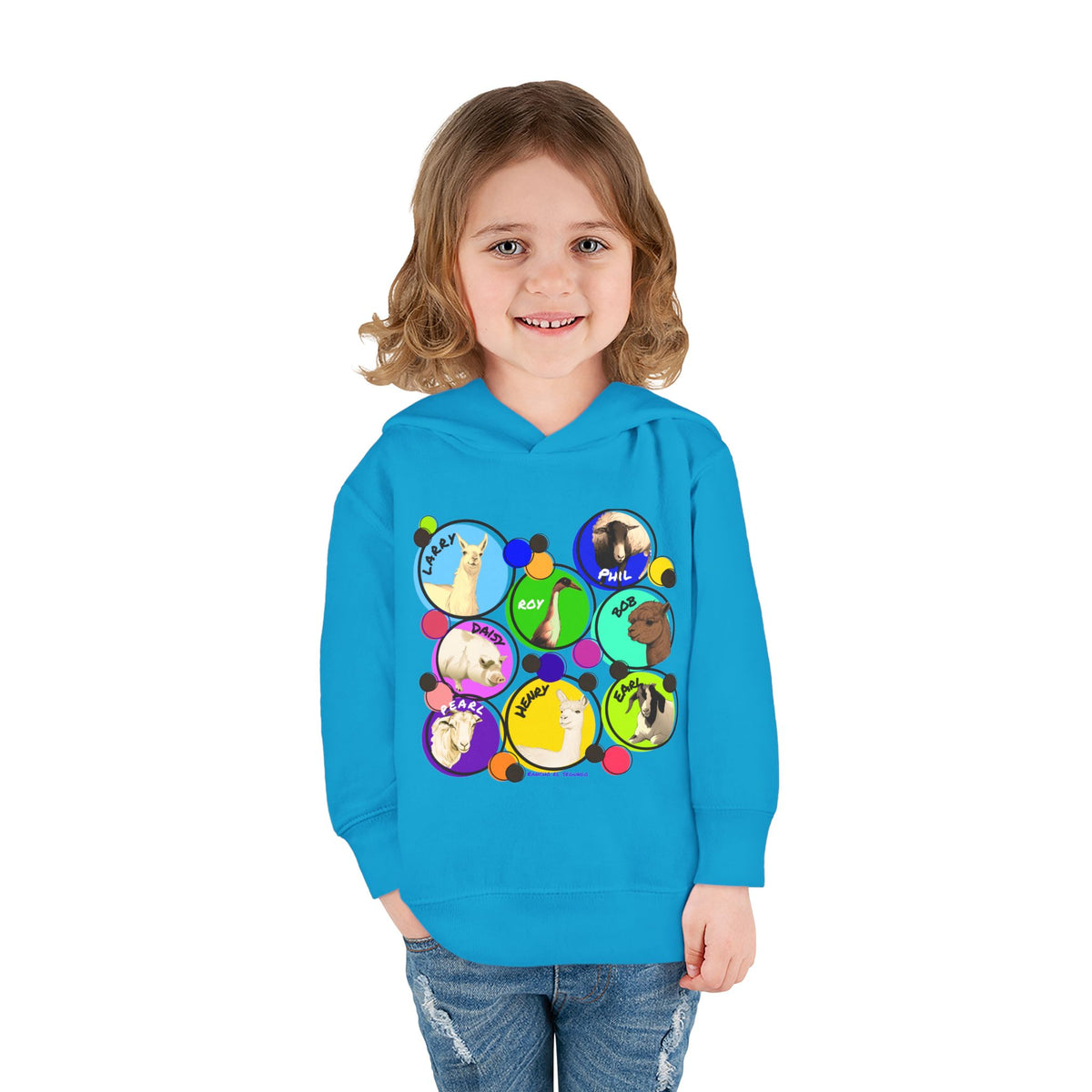 TODDLER  HOODIE - THE WHOLE GANG - CALI SUN