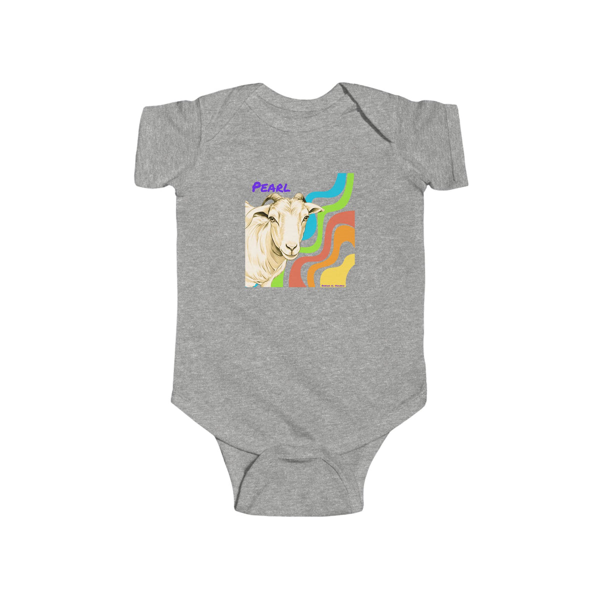 INFANT ONESIE - PEARL - CALI SUN