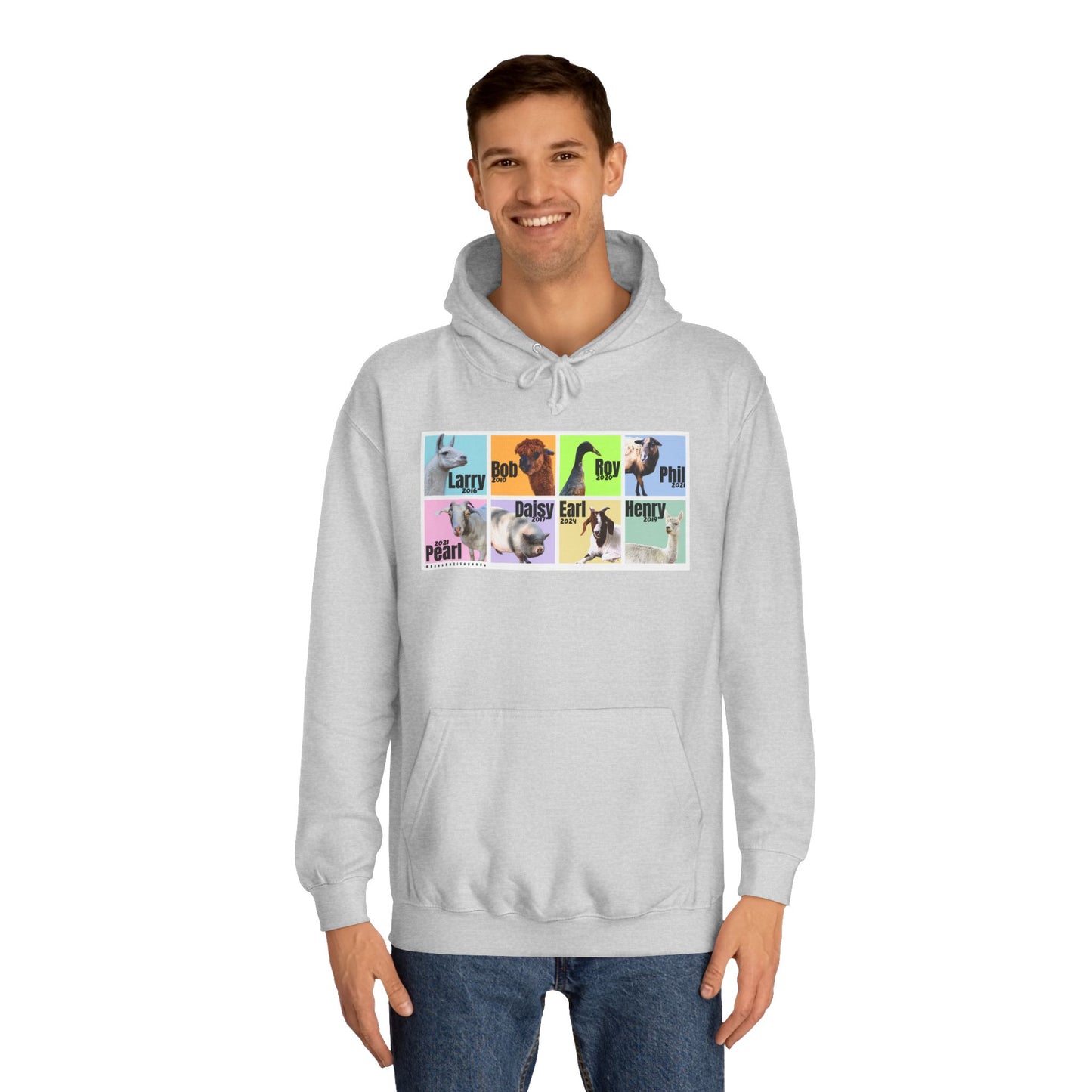 ADULT HOODIE - THE WHOLE GANG - PASTEL