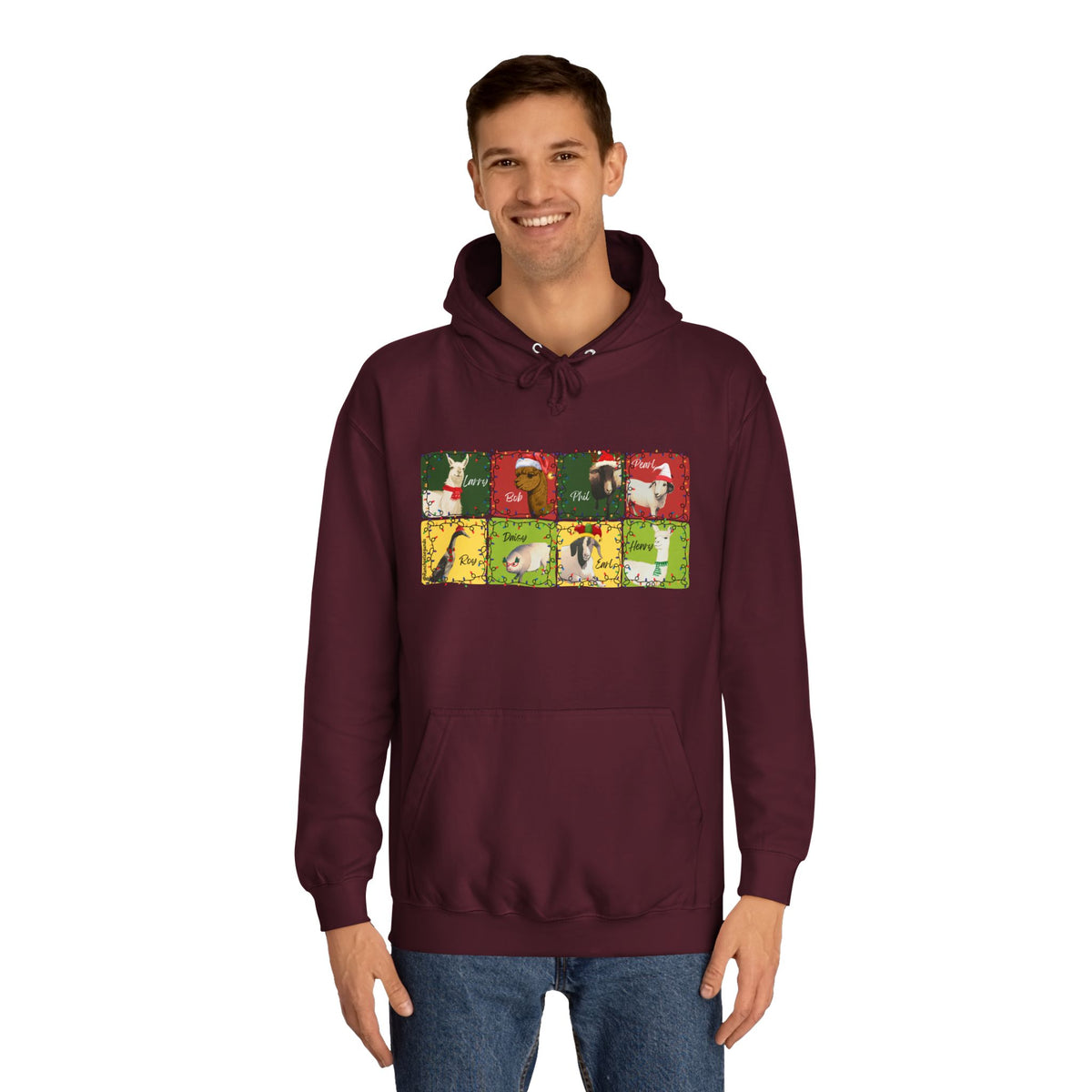 CHRISTMAS WITH THE WHOLE GANG - ADULT HOODIE