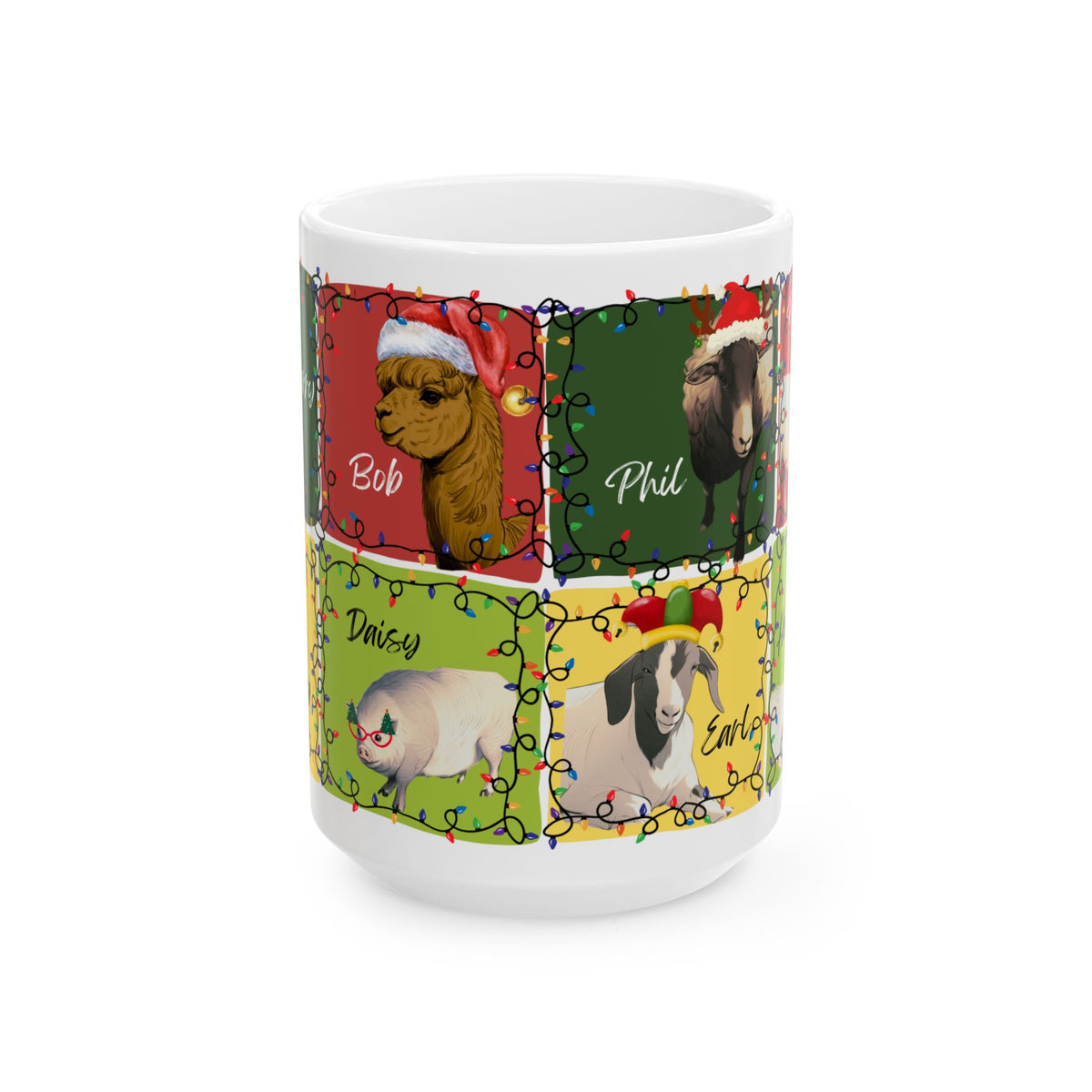 SALE!   20% OFF CHRISTMAS WITH THE WHOLE GANG, 15oz mug