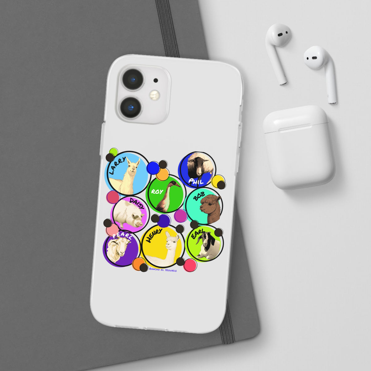 IPHONE & GALAXY FLEXI CASE - THE WHOLE GANG - CALI SUN