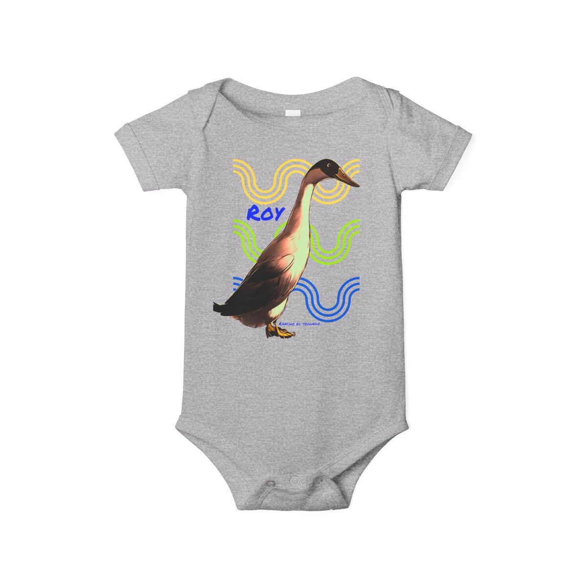 INFANT SHORT SLEEVE ONESIE - ROY - CALI SUN