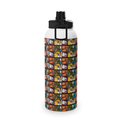 THE WHOLE GANG STAINLESS STEEL WATER BOTTLE - 12oz, 18oz, 32oz - EARTH TONES