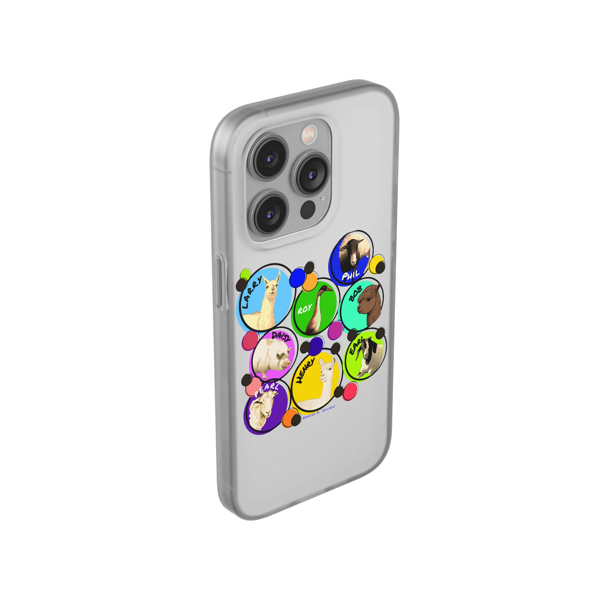 IPHONE & GALAXY FLEXI CASE - THE WHOLE GANG - CALI SUN