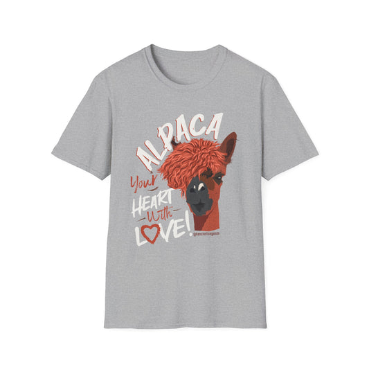 ALPACA YOUR HEART WITH LOVE - UNISEX SOFTSTYLE TEE