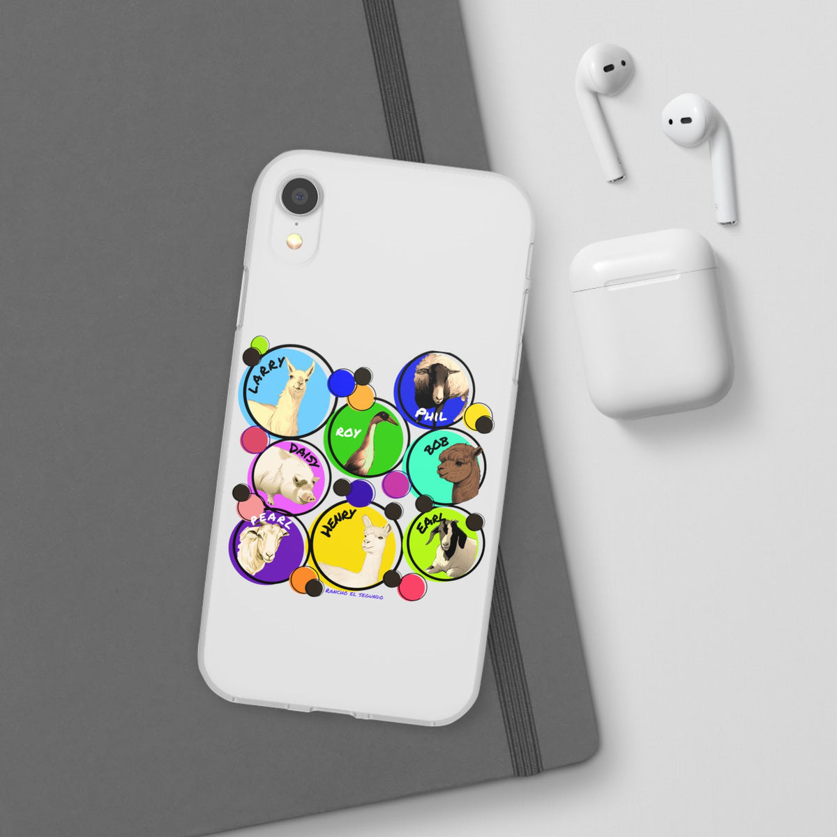 IPHONE & GALAXY FLEXI CASE - THE WHOLE GANG - CALI SUN