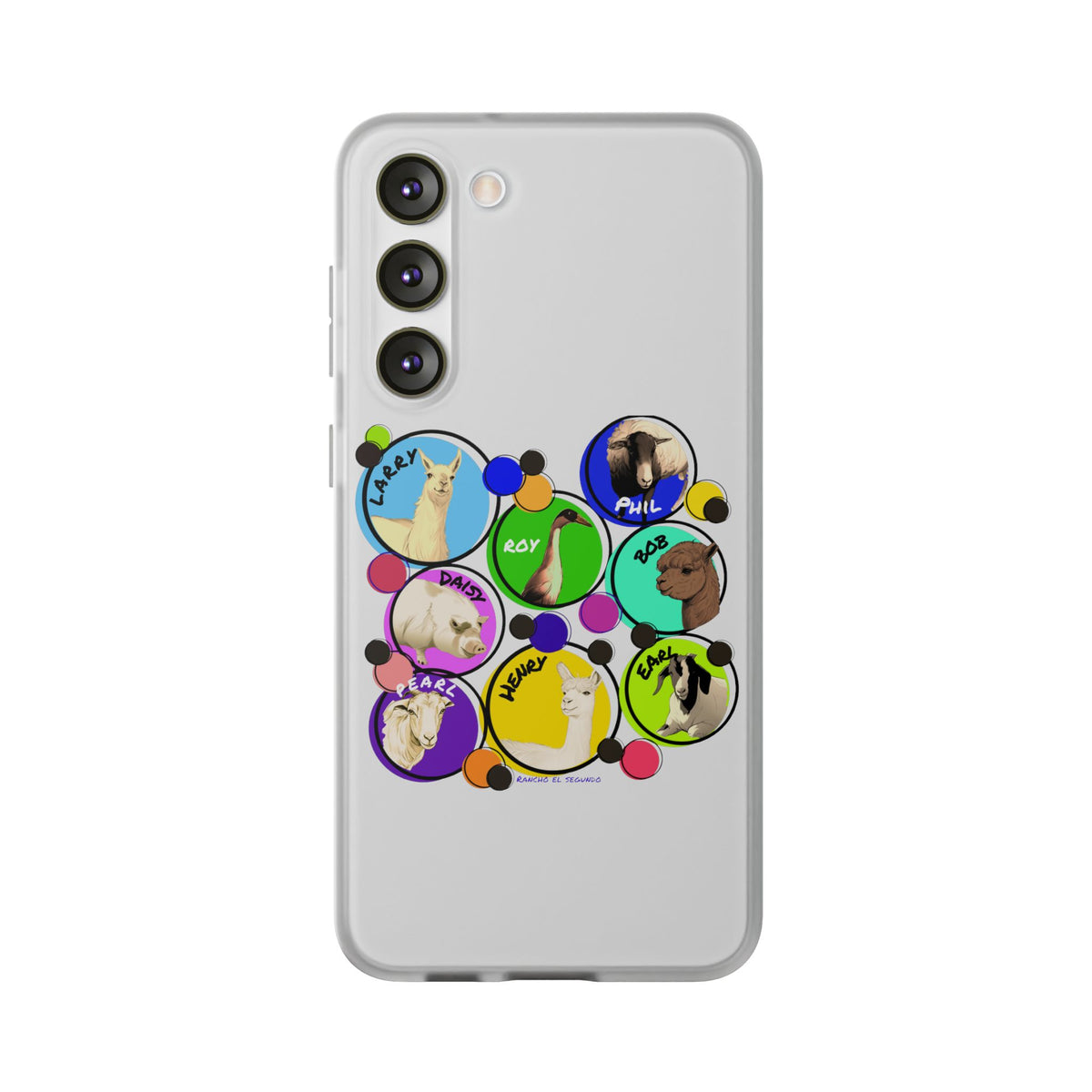 IPHONE & GALAXY FLEXI CASE - THE WHOLE GANG - CALI SUN