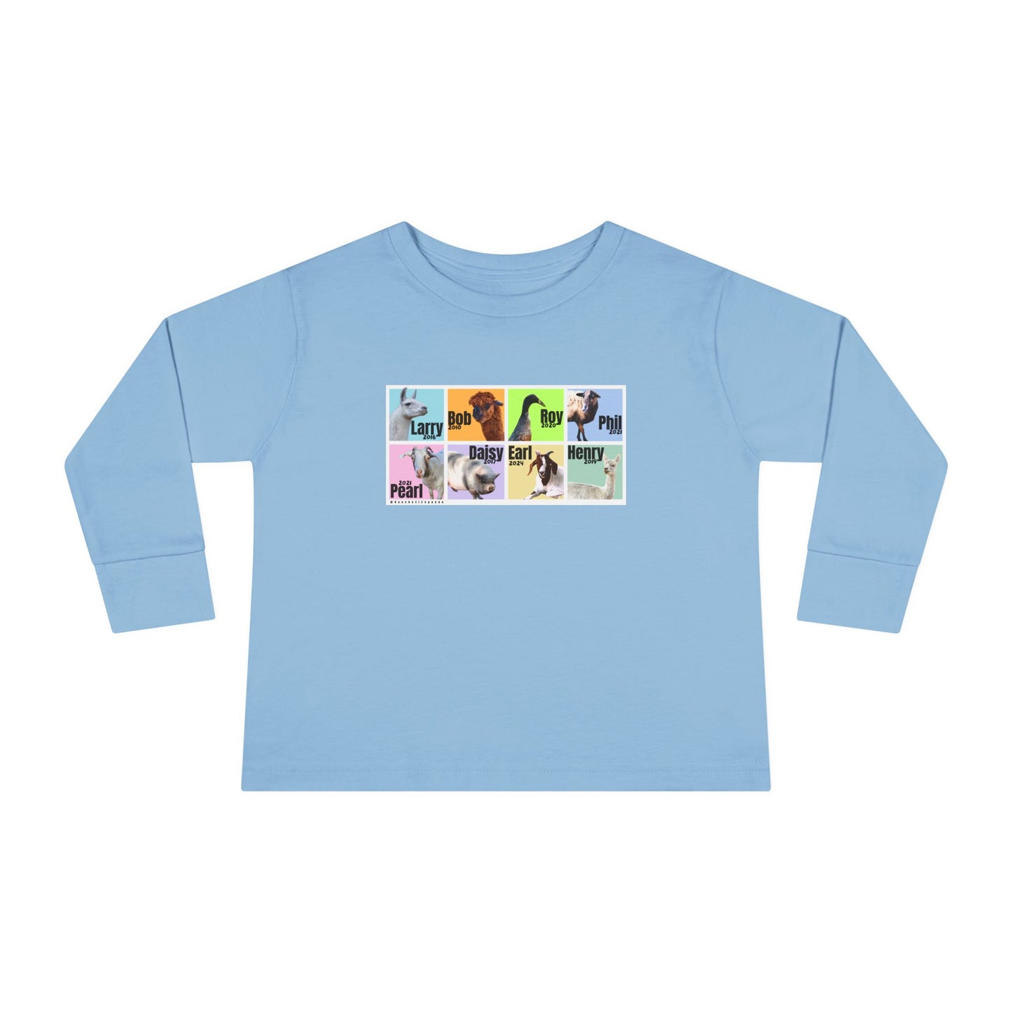 THE WHOLE GANG - LONG SLEEVE TEE - PASTEL