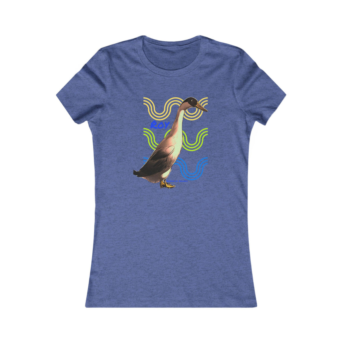 WOMENS SLIM CUT T-SHIRT - ROY - CALI SUN