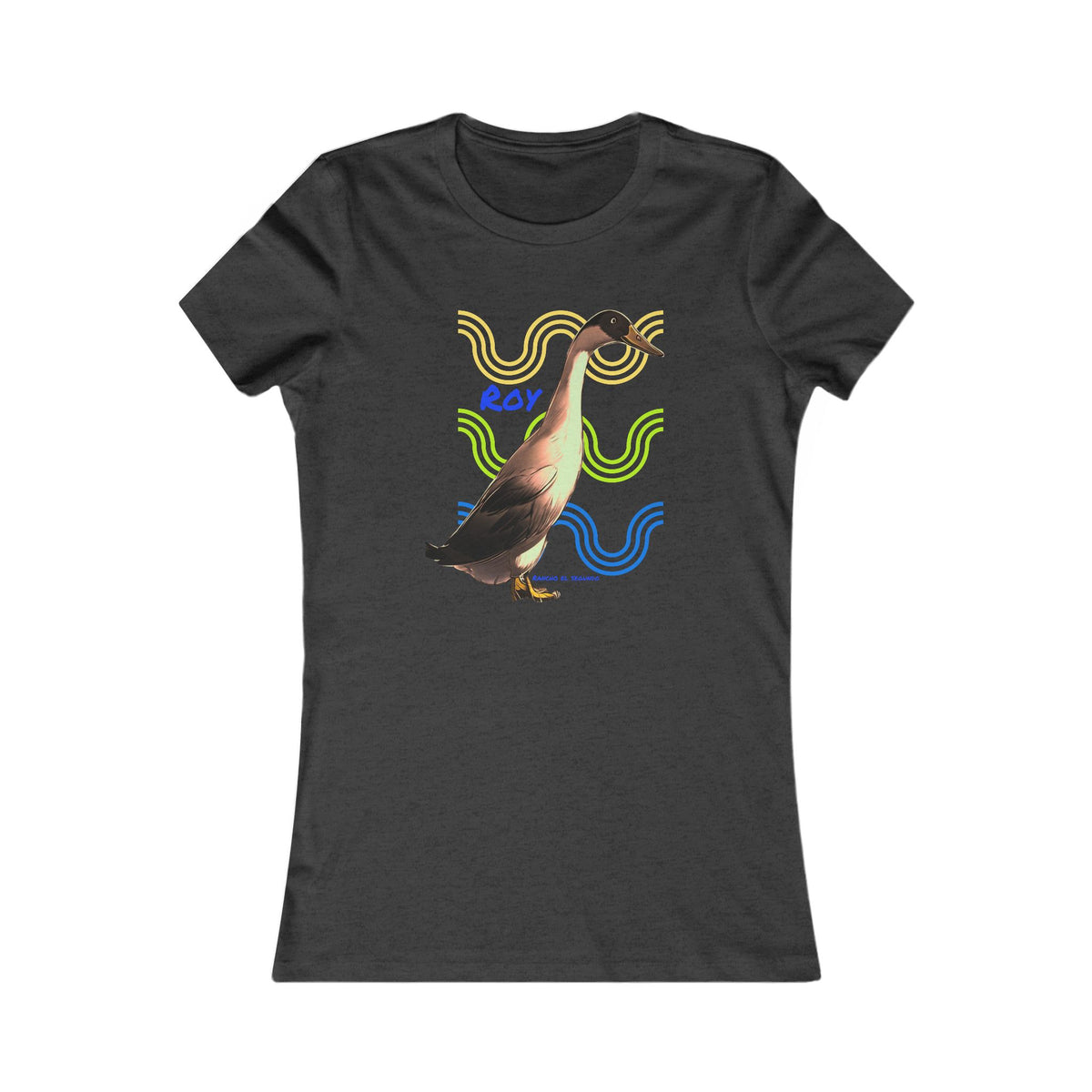 WOMENS SLIM CUT T-SHIRT - ROY - CALI SUN