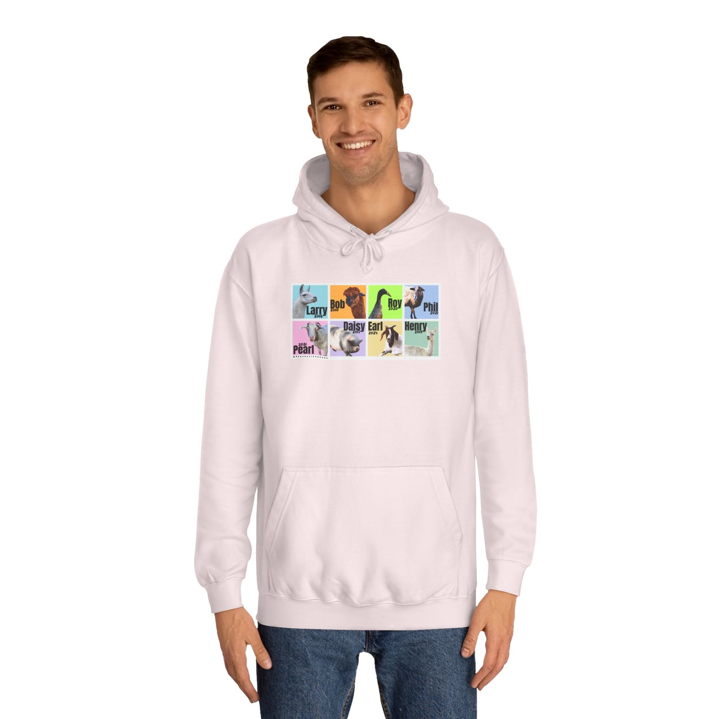 ADULT HOODIE - THE WHOLE GANG - PASTEL