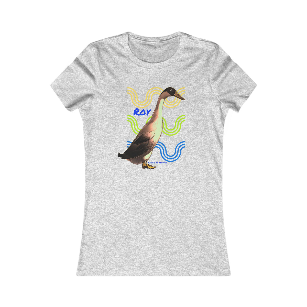 WOMENS SLIM CUT T-SHIRT - ROY - CALI SUN