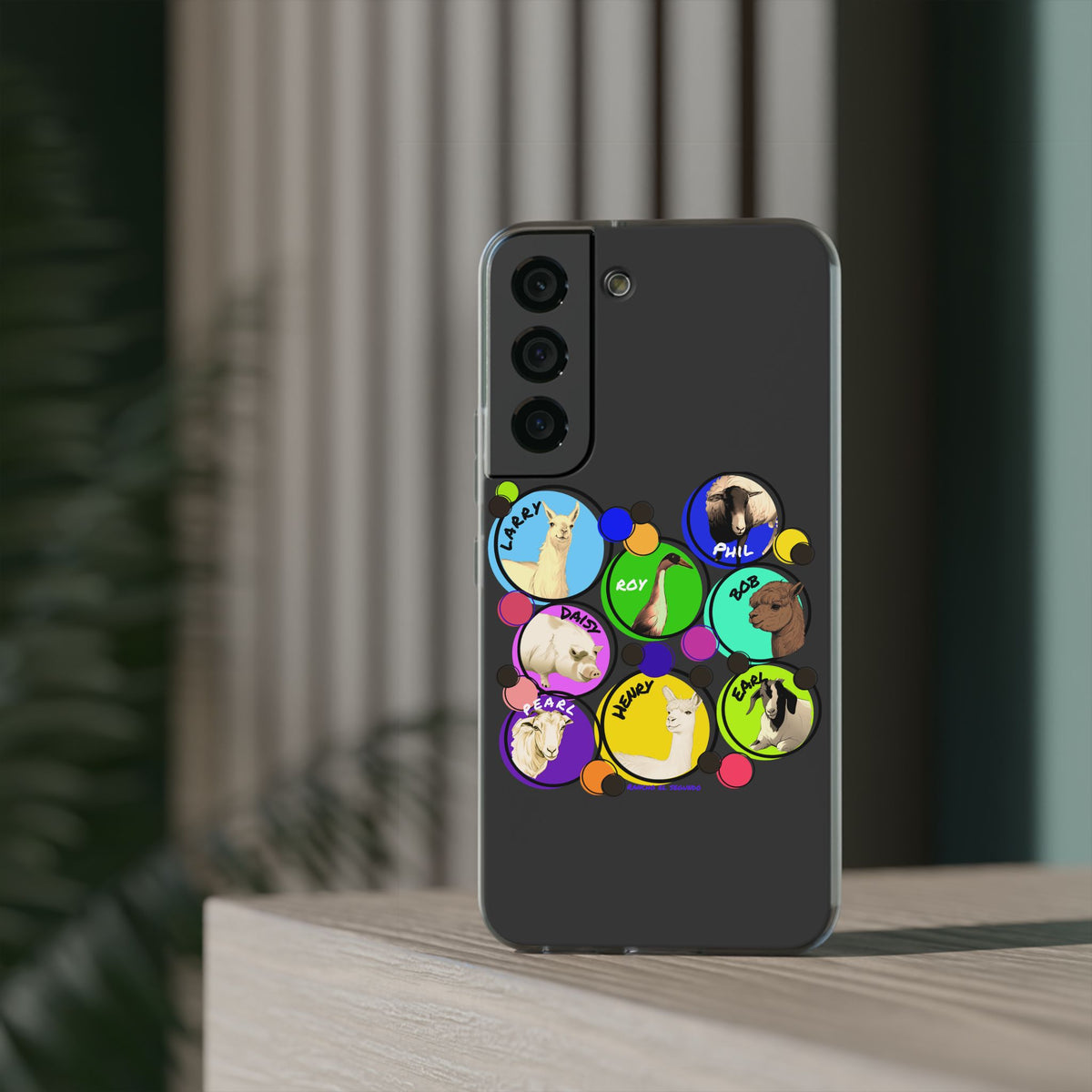 IPHONE & GALAXY FLEXI CASE - THE WHOLE GANG - CALI SUN