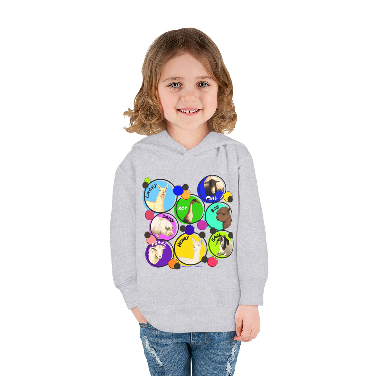 TODDLER  HOODIE - THE WHOLE GANG - CALI SUN