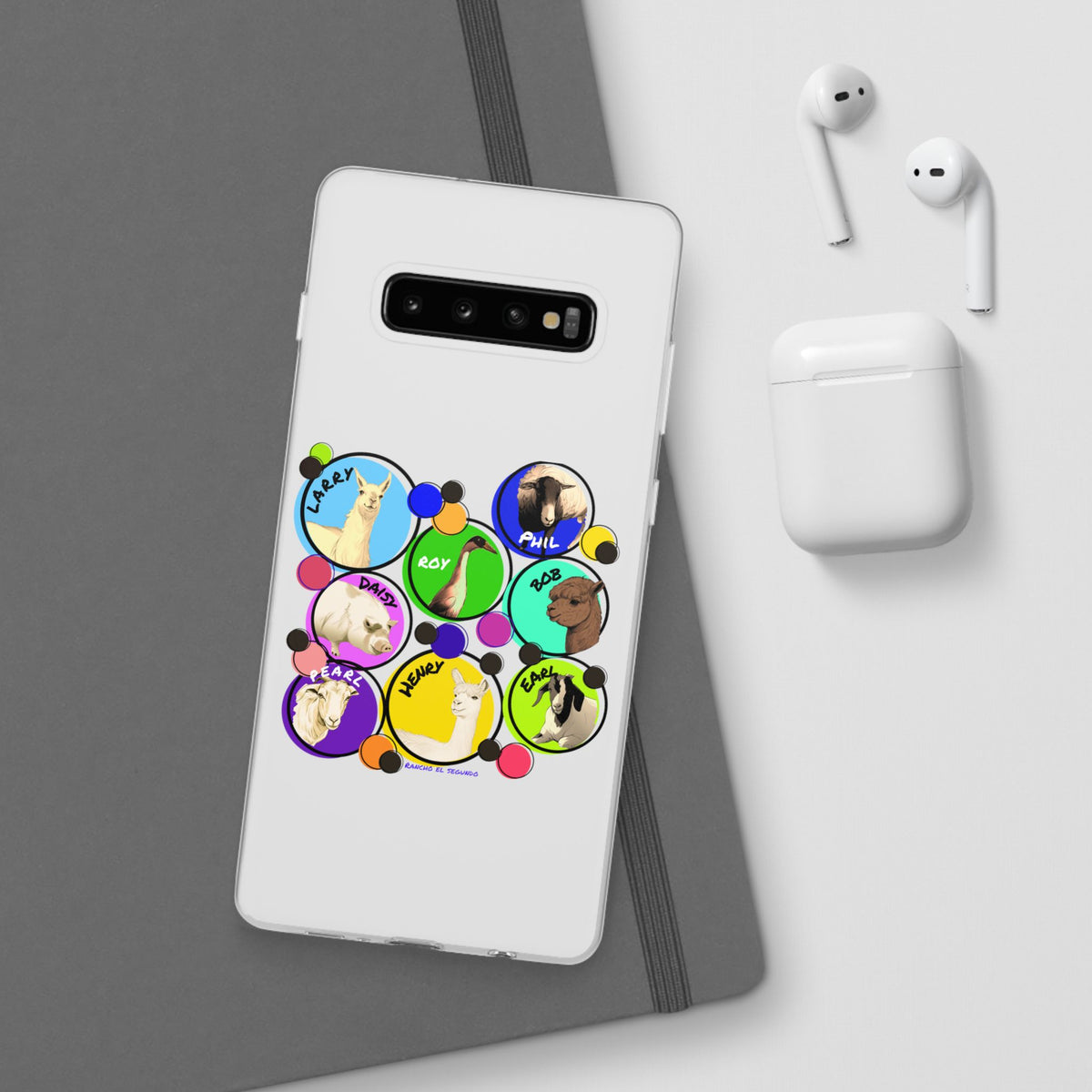IPHONE & GALAXY FLEXI CASE - THE WHOLE GANG - CALI SUN