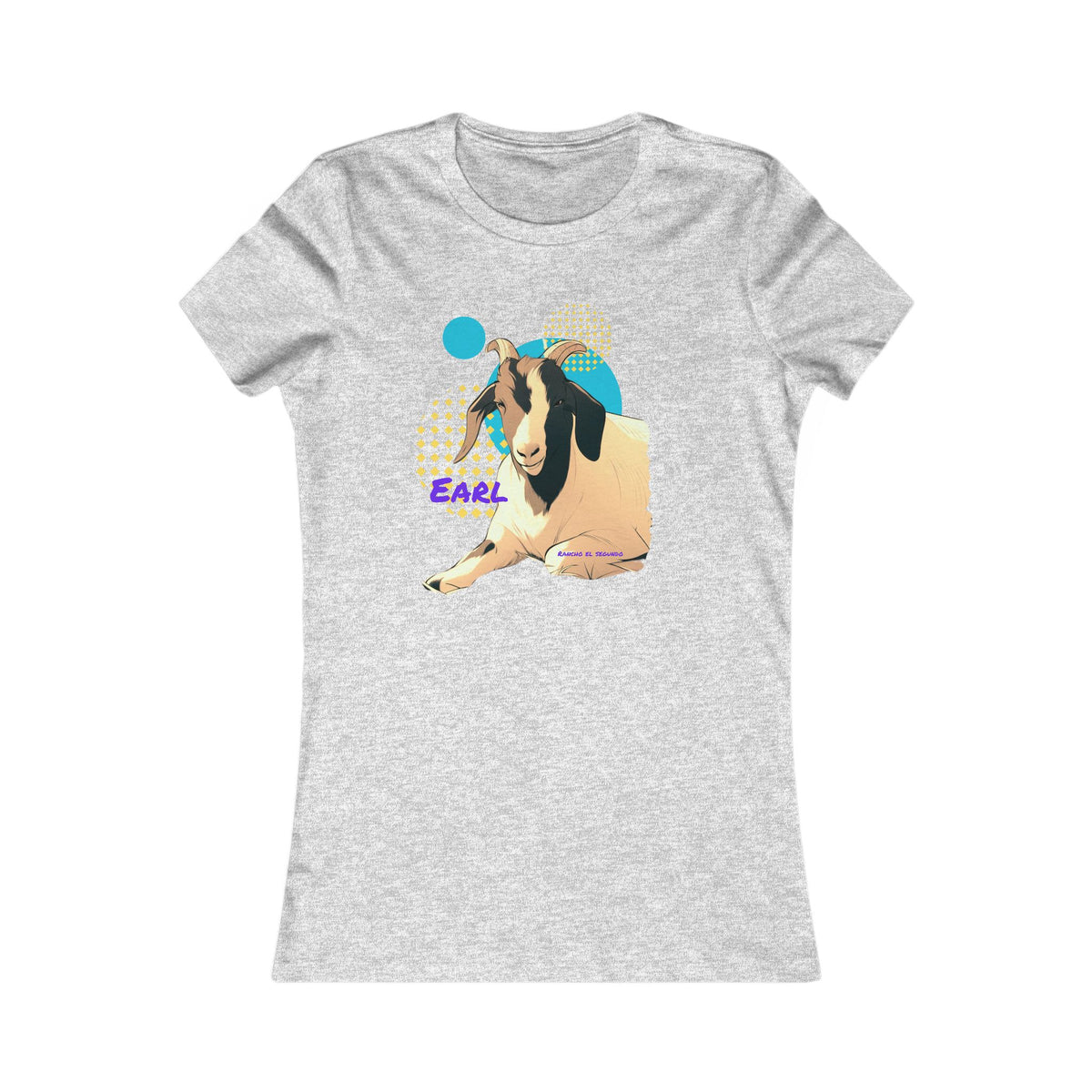 WOMENS SLIM CUT T-SHIRT - EARL - CALI SUN