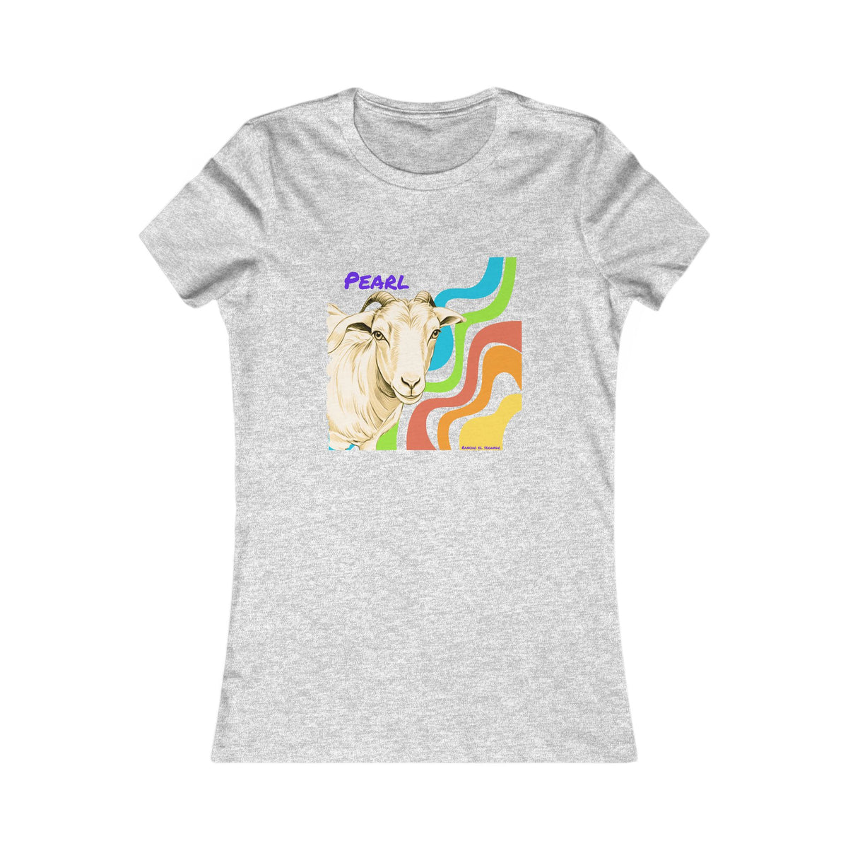 WOMENS SLIM CUT T-SHIRT - PEARL - CALI SUN