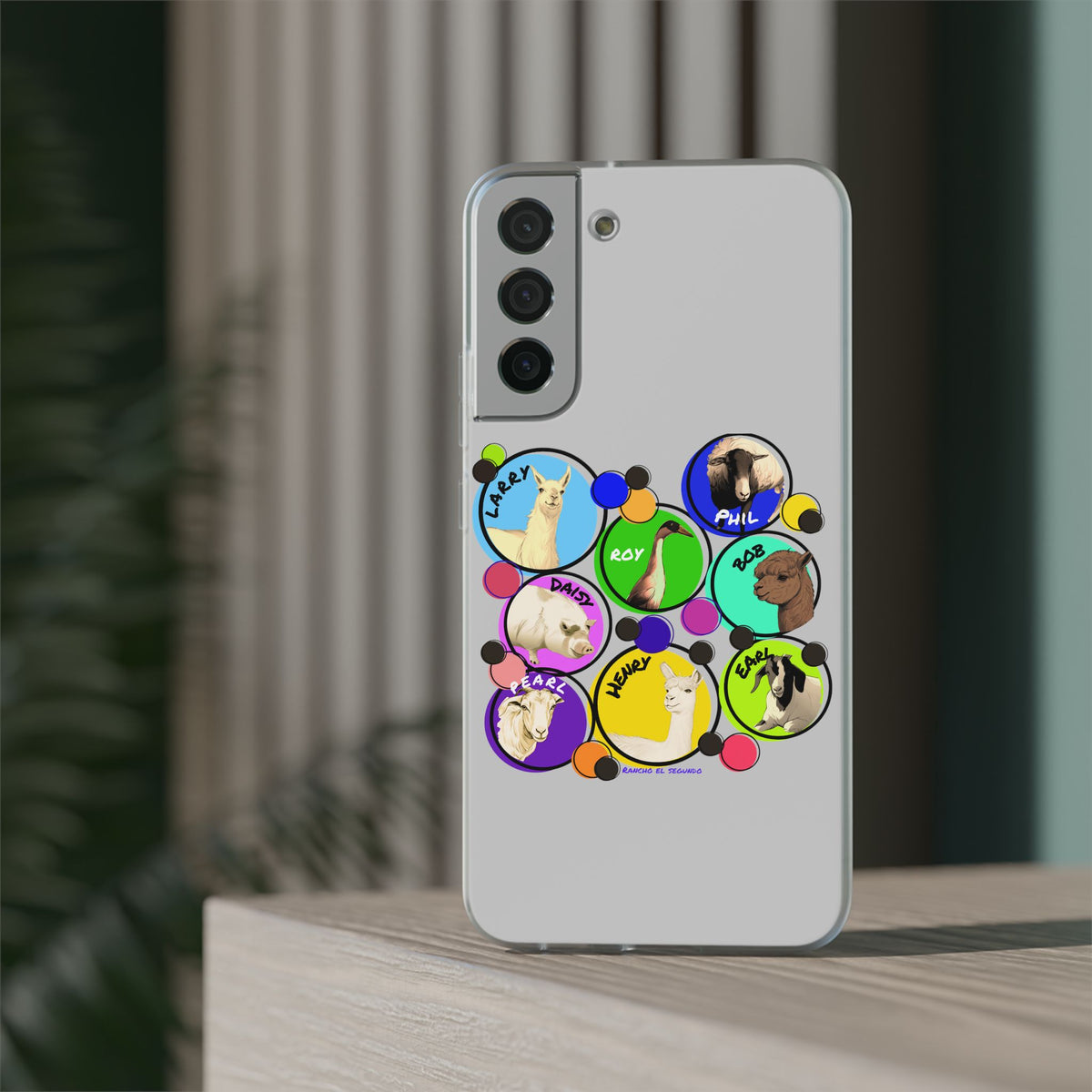 IPHONE & GALAXY FLEXI CASE - THE WHOLE GANG - CALI SUN