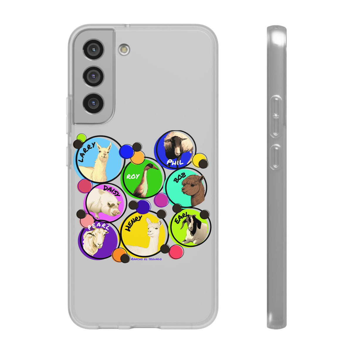 IPHONE & GALAXY FLEXI CASE - THE WHOLE GANG - CALI SUN