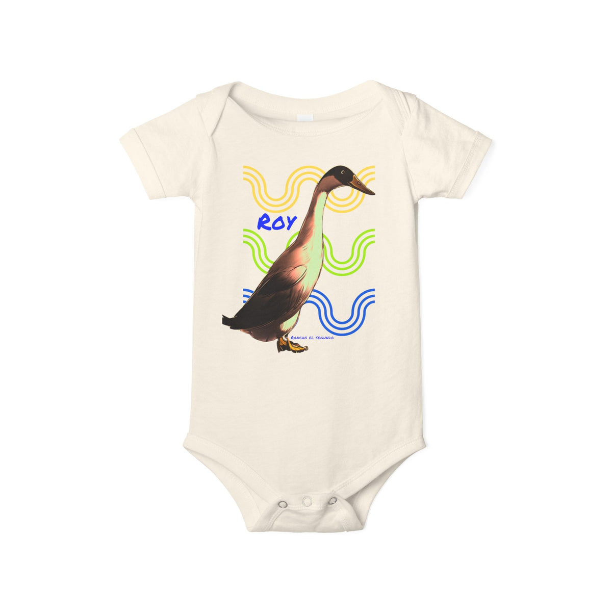 INFANT SHORT SLEEVE ONESIE - ROY - CALI SUN