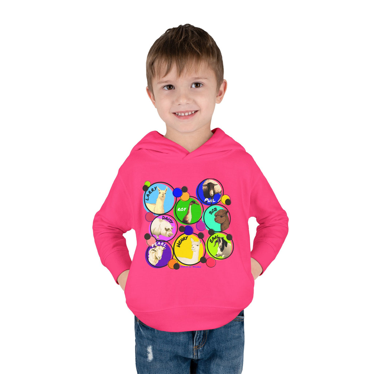 TODDLER  HOODIE - THE WHOLE GANG - CALI SUN