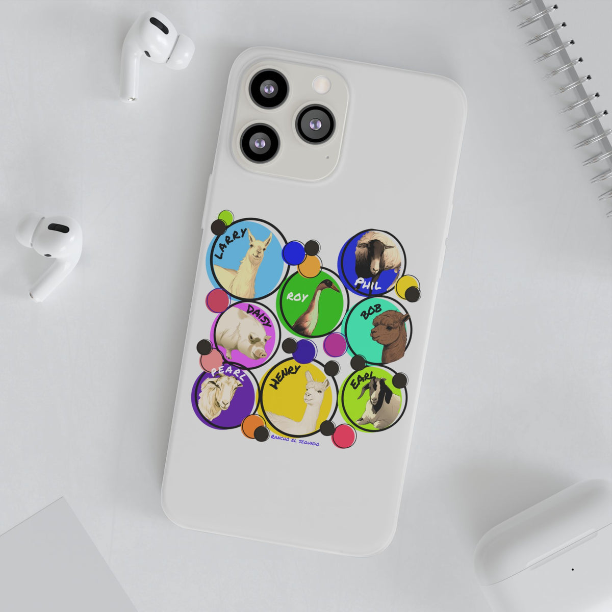 IPHONE & GALAXY FLEXI CASE - THE WHOLE GANG - CALI SUN