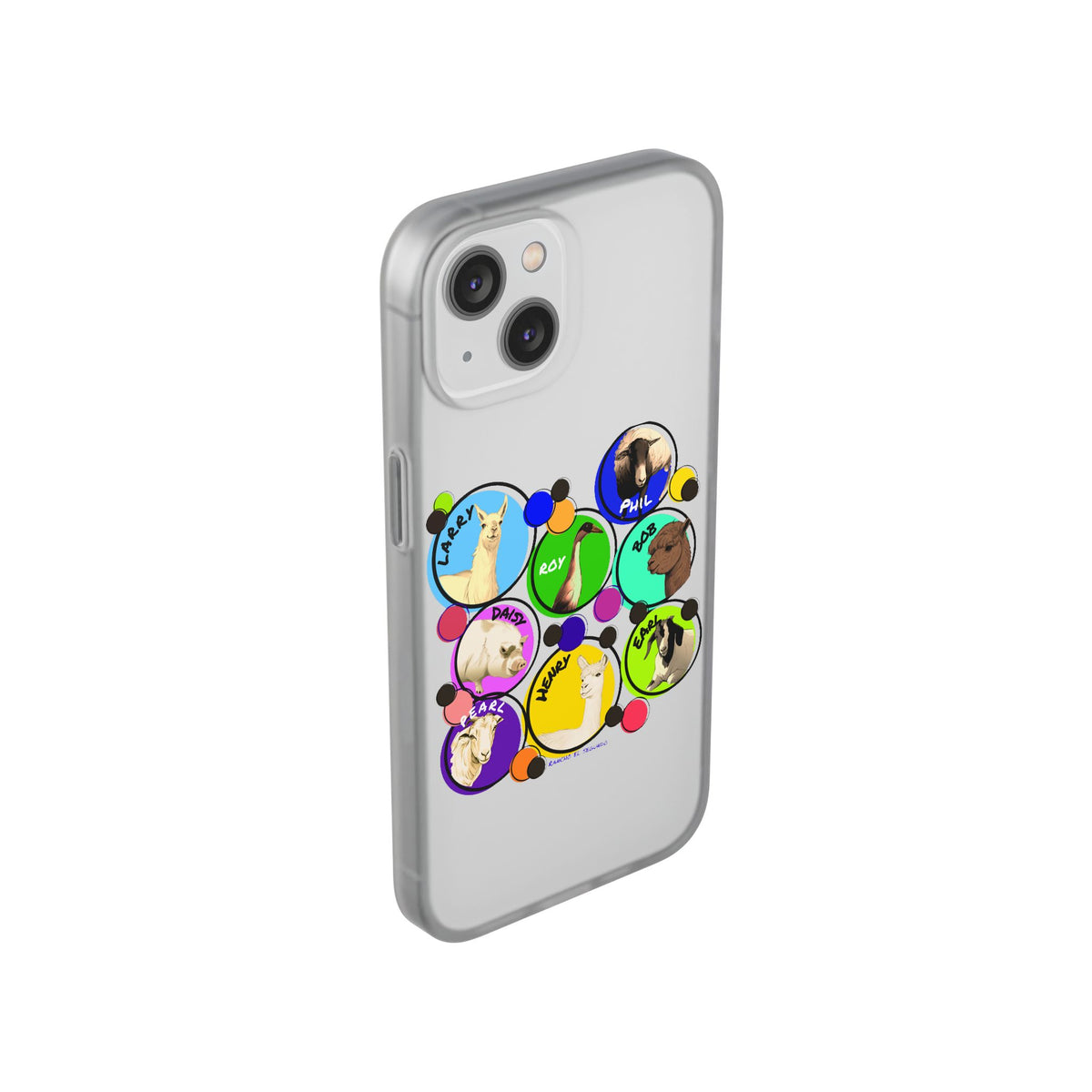 IPHONE & GALAXY FLEXI CASE - THE WHOLE GANG - CALI SUN